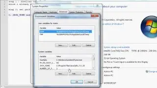 JAVA PATH VARIABLE SETTINGS