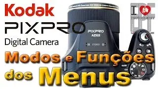 Kodak PIXPRO AZ522 - Review - Manual de Instruções - Menus e Funções da Câmara