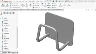 Metal Hanger - SolidWorks Tutorial