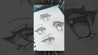 4️⃣Super beautiful ways to draw anime eyes that you need to know ! 👁 