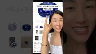 What determines a sapphires price? #engagementring #sapphire #sapphirejewelry
