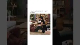 Show me one 🤣🤣🤣 | Chandler & Monica workout #chandlermonica #friendsreunion #shorts #friends