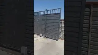 Тяжелые Откатные ворота с автоматическим приводом.