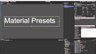 TextMesh Pro - Material Preset Feature Update
