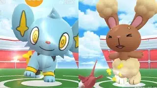 Raid Battles Gen 4 Buneary & Shinx- Pokémon Go