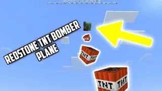 ✔️MinecraftPE: How to Make a Redstone Bomber Plane