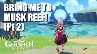 How to get to Musk Reef in Genshin Impact (Glide!) - Part 2