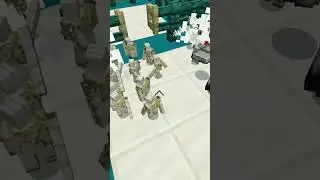 iron golem kecil vs warden kecil 