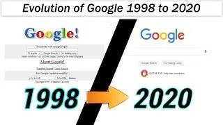 Evolution of Google's Homepage 1998 to 2020