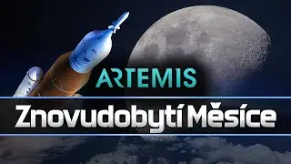 Program Artemis - Start rakety SLS a modulu Orion mířícího k Měsíci