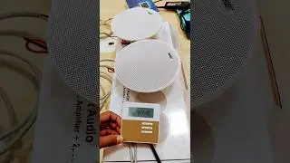 smallest amplifier With 2 speaker for bed room with good sound quality 