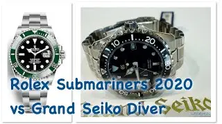 2020 Submariner vs Grand Seiko Diver