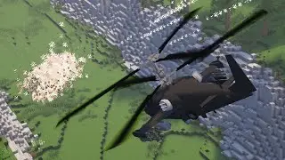 Ka-52 Alligator S-8KOM test 1 (direct fire) | MCHeli Content | #minecraft