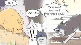 I'm A Male 😆😆😆 | Papa Wolf And The Puppy Part 1 | Comic Dub By Mi Meme