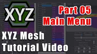 XYZ Mesh Tutorial Video 5  - Menu Options - Dark Mode, Compare Window, Activation License, Support