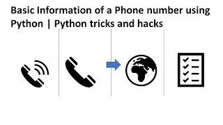 Basic Information of a phone number using Python | Python tricks and hacks