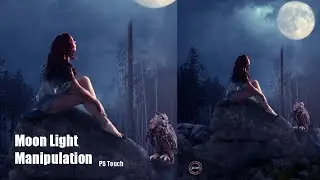 PS Touch Editing Tutorial | Moon Light Photo Manipulation | Fantasy Photo