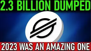 2.3 BILLION XLM DUMPED BY STELLAR DEVELOPMENT FOUNDATION