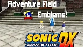 Sonic Adventure DX Adventure Field Emblem Guide! (%100 Walkthrough)