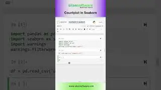 Countplot in Seaborn using Python || Shorts || Silan Software || Pythontpoints