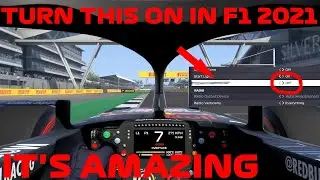 TURN THIS FEATURE ON In The F1 2021 GAME IF You Play With Cockpit Cam