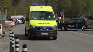 [ Primeur ] Ambulance Courtois Komt met spoed aan bij het CHU de Liege Ziekenhuis in Luik