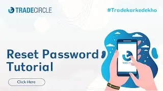 How to Reset Password? #Tradekarkedekho