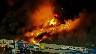 Крупный пожар в Польше: Загорелся торговый центр в Варшаве. События дня 12.05.2024