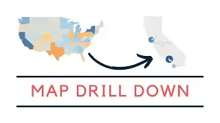 SIMPLE Map Drill Down in Tableau with Dynamic Zone Visibility