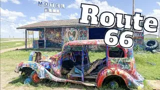 Route 66 - Clinton Oklahoma Through Texas