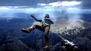 NPC Ragdoll Falls (Slow Motion) - Euphoria Ragdoll Physics - Red Dead Redemption 2