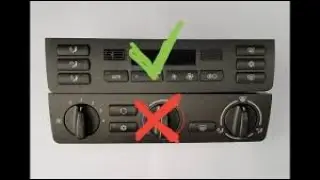 🔥Заміна клімат кондиціонера на клімат контроль bmw e46