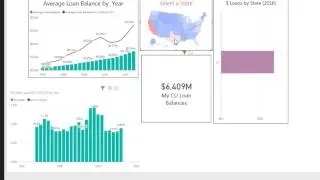 Credit Union peer dashboard using Power BI part 4