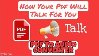 This Video Will Change The Way You Love To Read PDFs || PDF Audio Reader|| FREE!!
