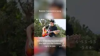 Easiest harmonica song ever (with tabs)