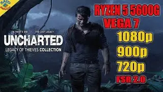 UNCHARTED Legacy of Thieves Collection RYZEN 5 5600G🤔AMD FSR 2.0