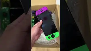 bóc bộp nintendo switch oled