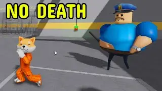 NO DEATH HARD Challenge! Speed Run! No gadgets! BARRY'S PRISON RUN! (First Person Obby!)
