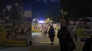 Вечерняя Анапа! Много людей...#анапасегодня #отдых #анапа