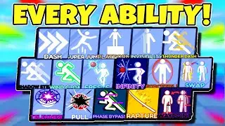 (NEW) EVERY ABILITY In Blade Ball SHOWCASE! - Roblox