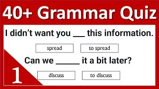 Test Your English  | 40+ Quiz | English Grammar Test