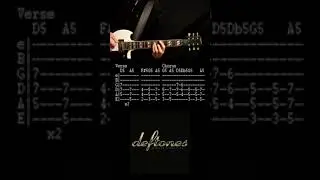 Deftones Please Let Me Get What I Want Guitar Tab Cover