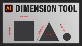 Dimension Tool in Adobe Illustrator