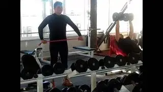 Тренер Александр Гвоздь. Тренировка Александра Кузина МС по академической гребли.