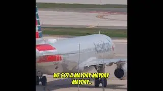 FIRE ON PLANE! 🔥😳😱 #atc #planespotting #aviation #cockpit