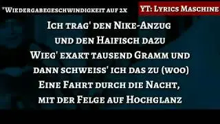 187 Strassenbande - HaifischNikez Allstars ( HQ Lyrics) (Text) | Lyrics Maschine
