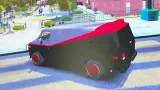 GRAND THEFT AUTO IV EFLC THE A TEAM VAN CRASH TESTING HD