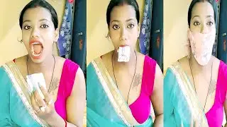 Gag talk Challenge Video With Hanky scarf 🧣😷 Funnyvideo/ Request video @sumidas134