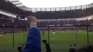 Boro and City players coming out onto the pitch