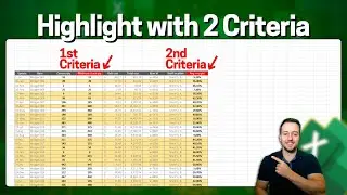 Excel Conditional Formatting with Two Criteria or More | Formula AND | Highlight Cells/Rows